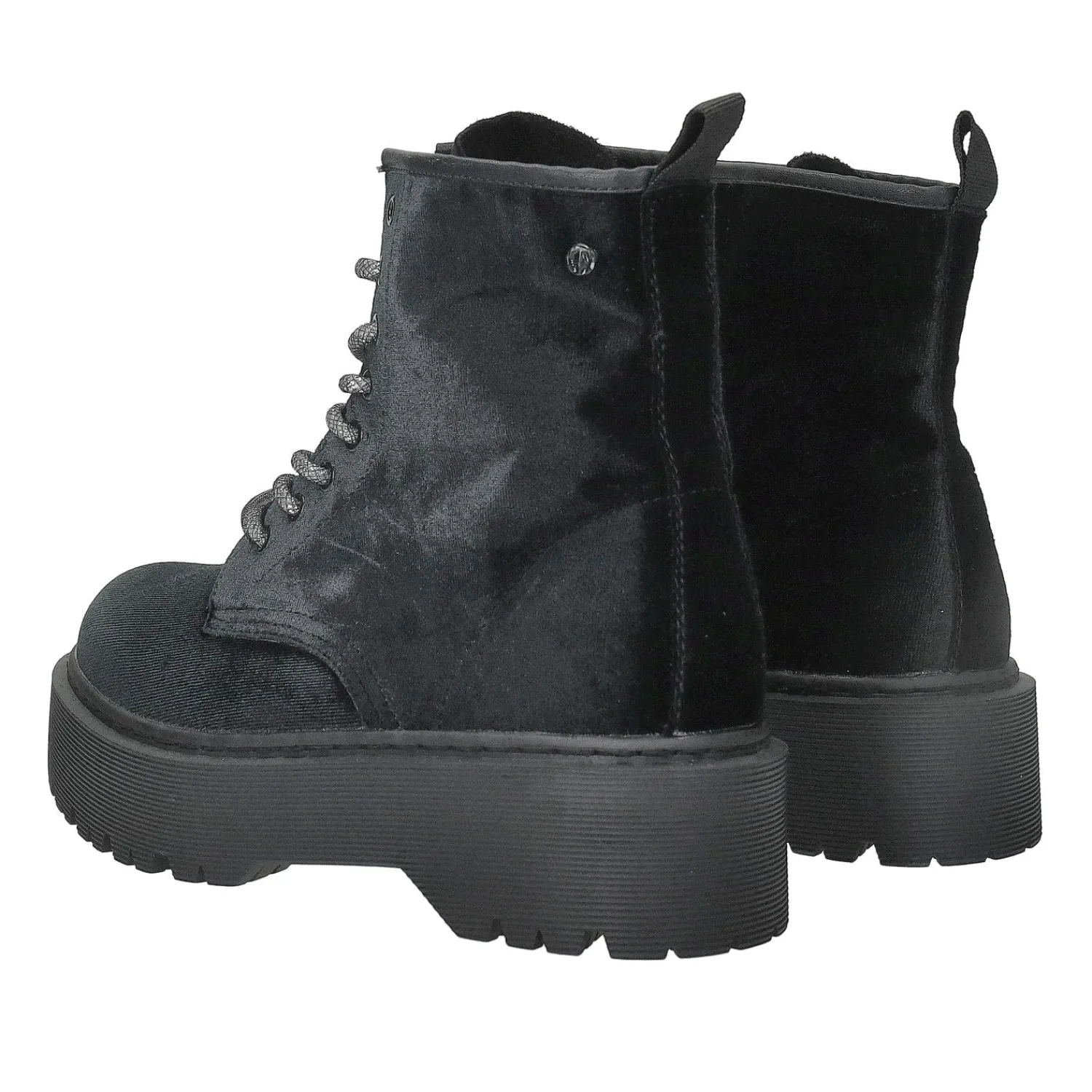 Tata Italia Anfibi con zip frontale.Tacco alto 4cm Nero Best