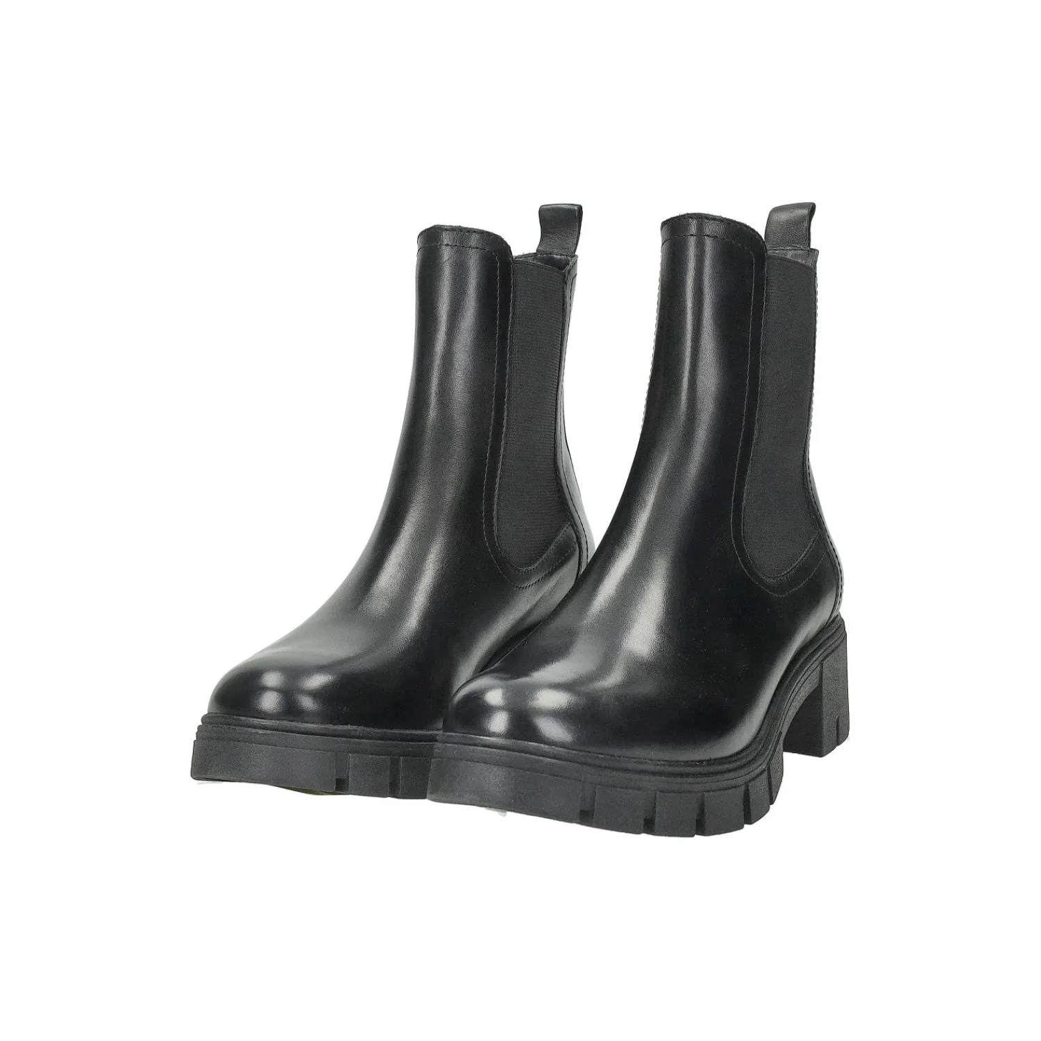 Tata Italia Anfibi in vera pelle Nero Sale