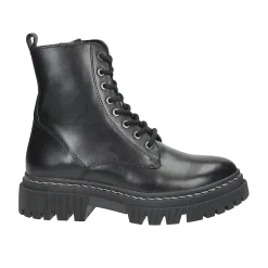 Tata Italia Anfibi in vera pelle. Fondo alto 4cm Nero Hot