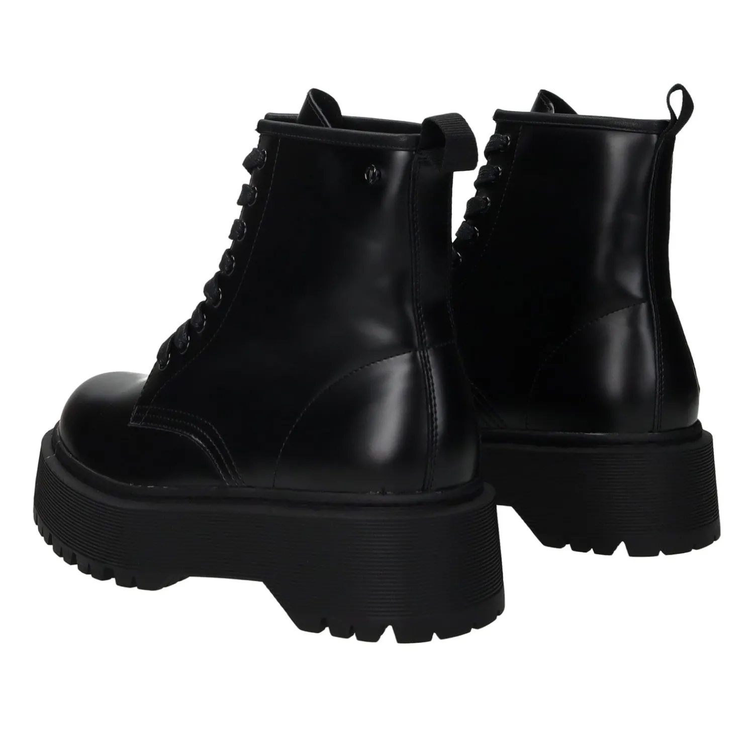 Tata Italia Anfibi. Tacco alto 4cm Nero Hot