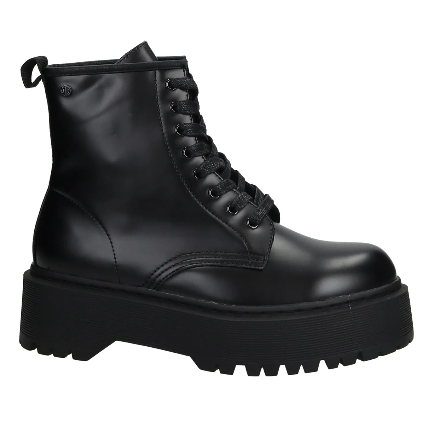 Tata Italia Anfibi. Tacco alto 4cm Nero Hot