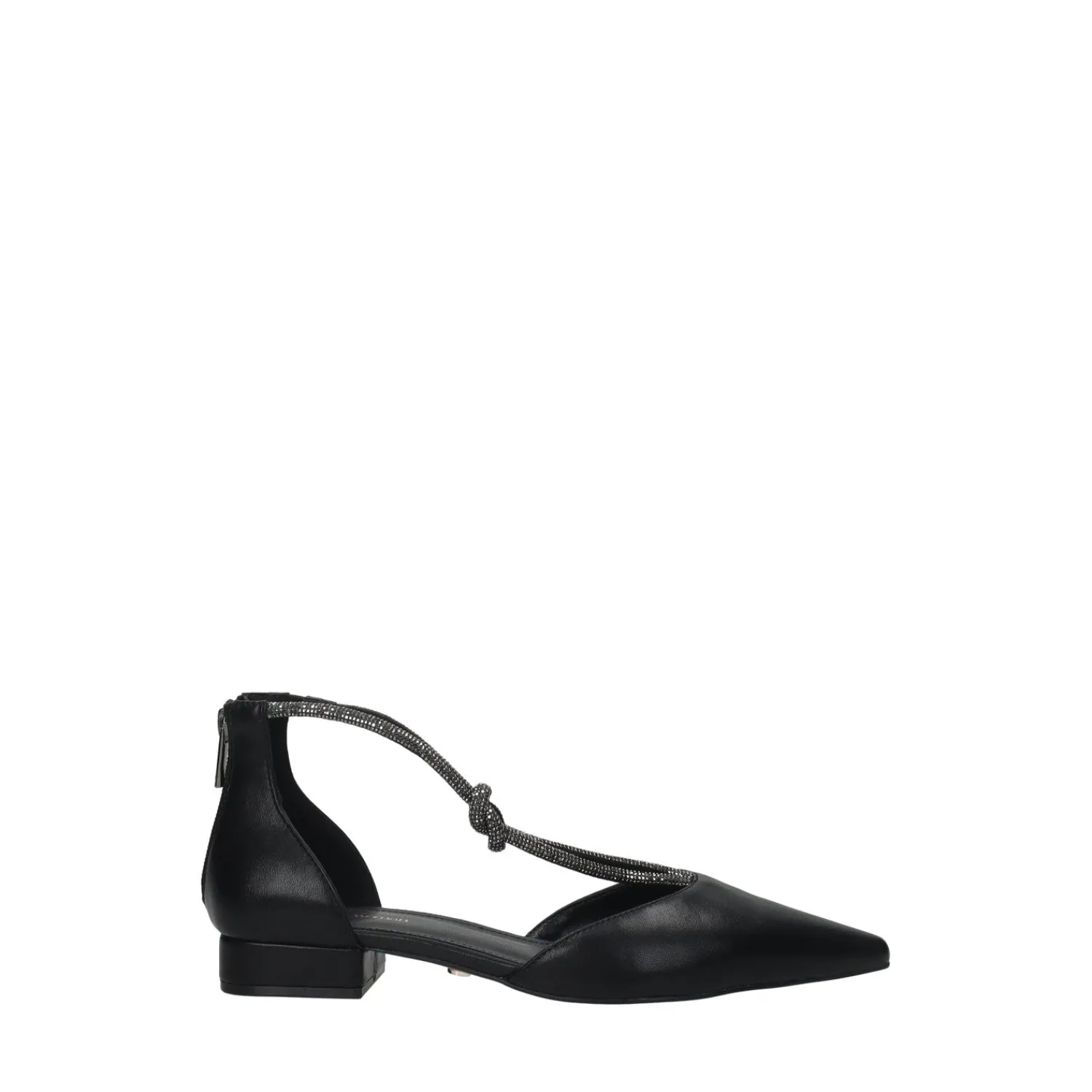 Tata Italia Ballerine con listino intrecciato Nero Discount