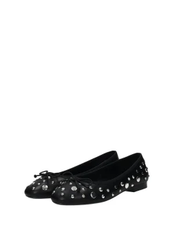 Tata Italia Ballerine con borchie Nero