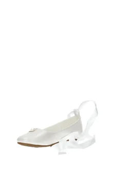 Tata Italia Ballerine con nastro Bianco Outlet