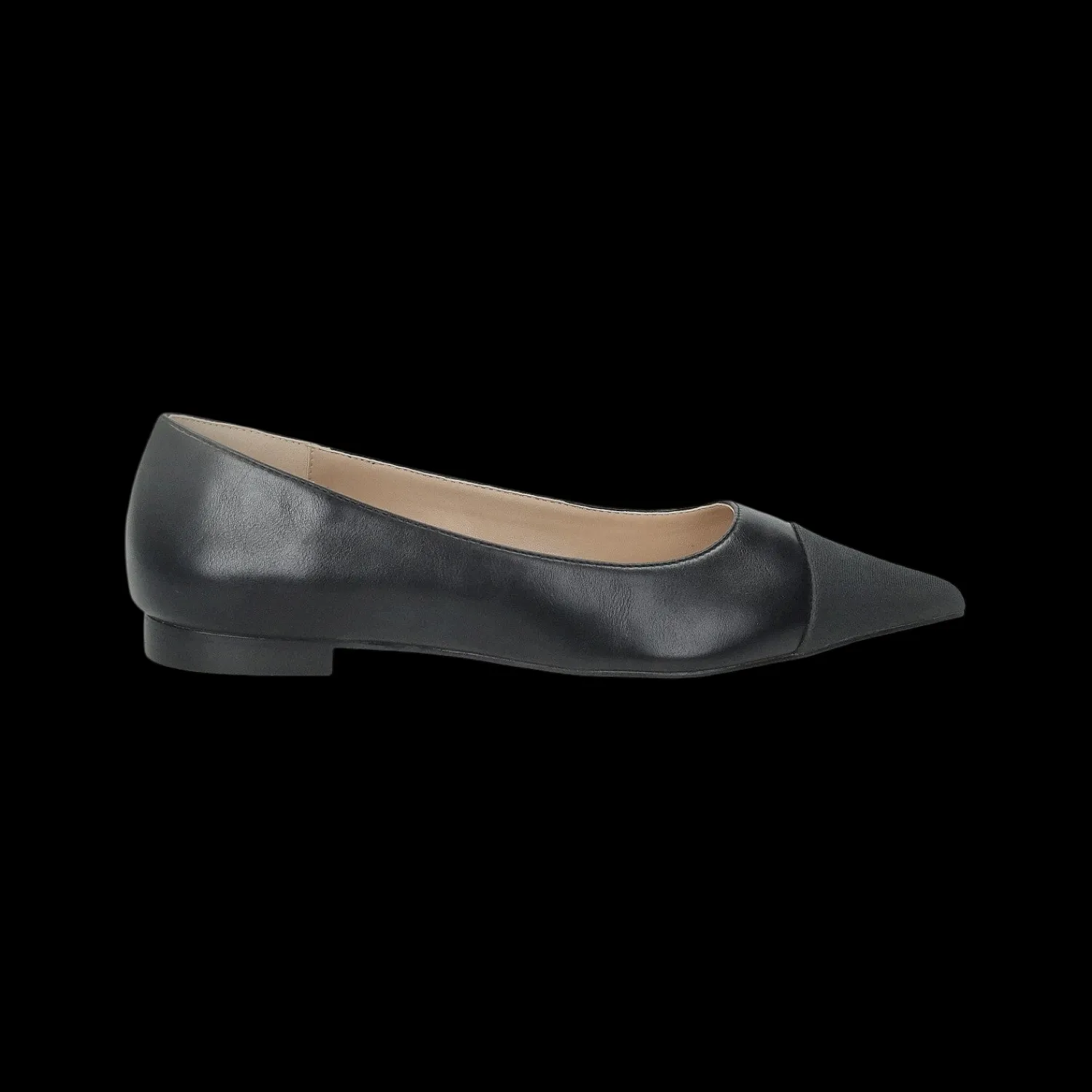 Tata Italia Ballerine con punta in tessuto Nero