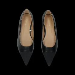 Tata Italia Ballerine con punta in tessuto Nero