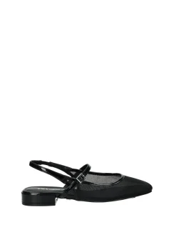 Tata Italia Ballerine in rete Nero Hot
