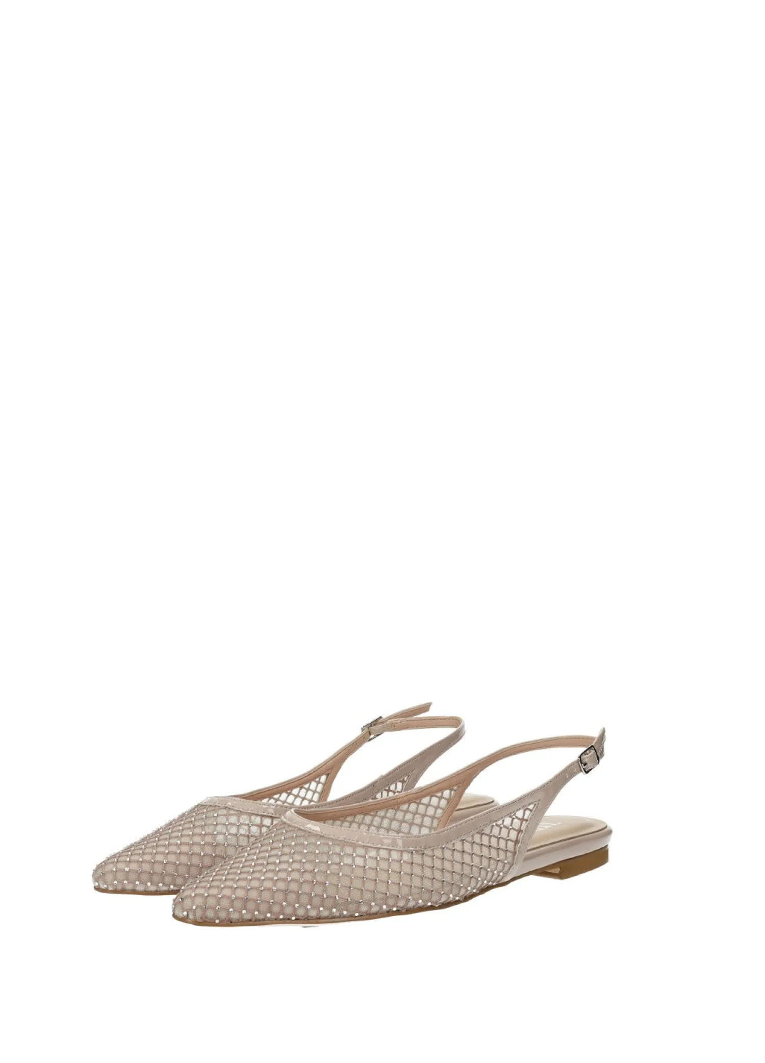 Tata Italia Ballerine in rete con strass Clearance
