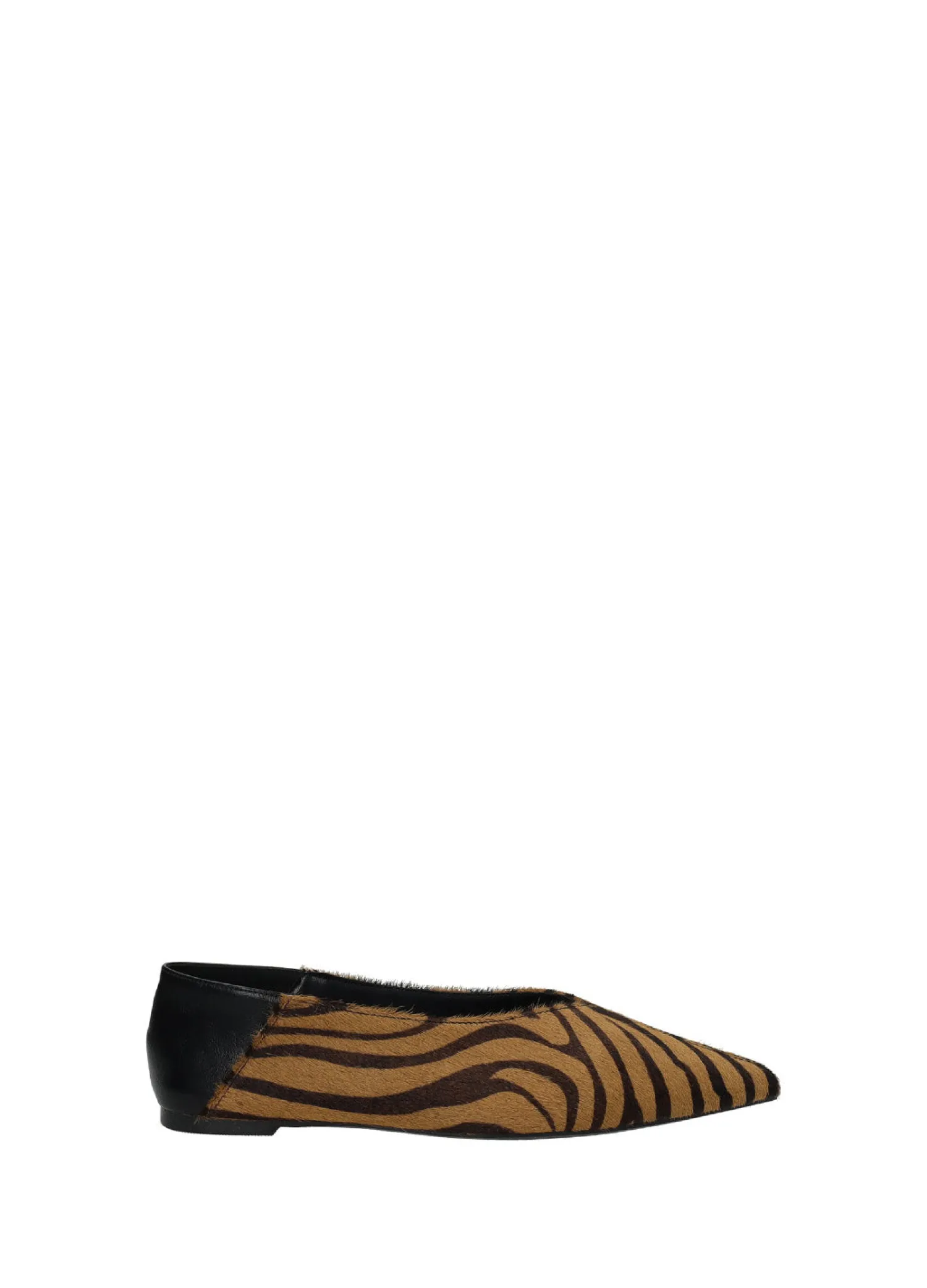 Tata Italia Ballerine Leather Marrone New