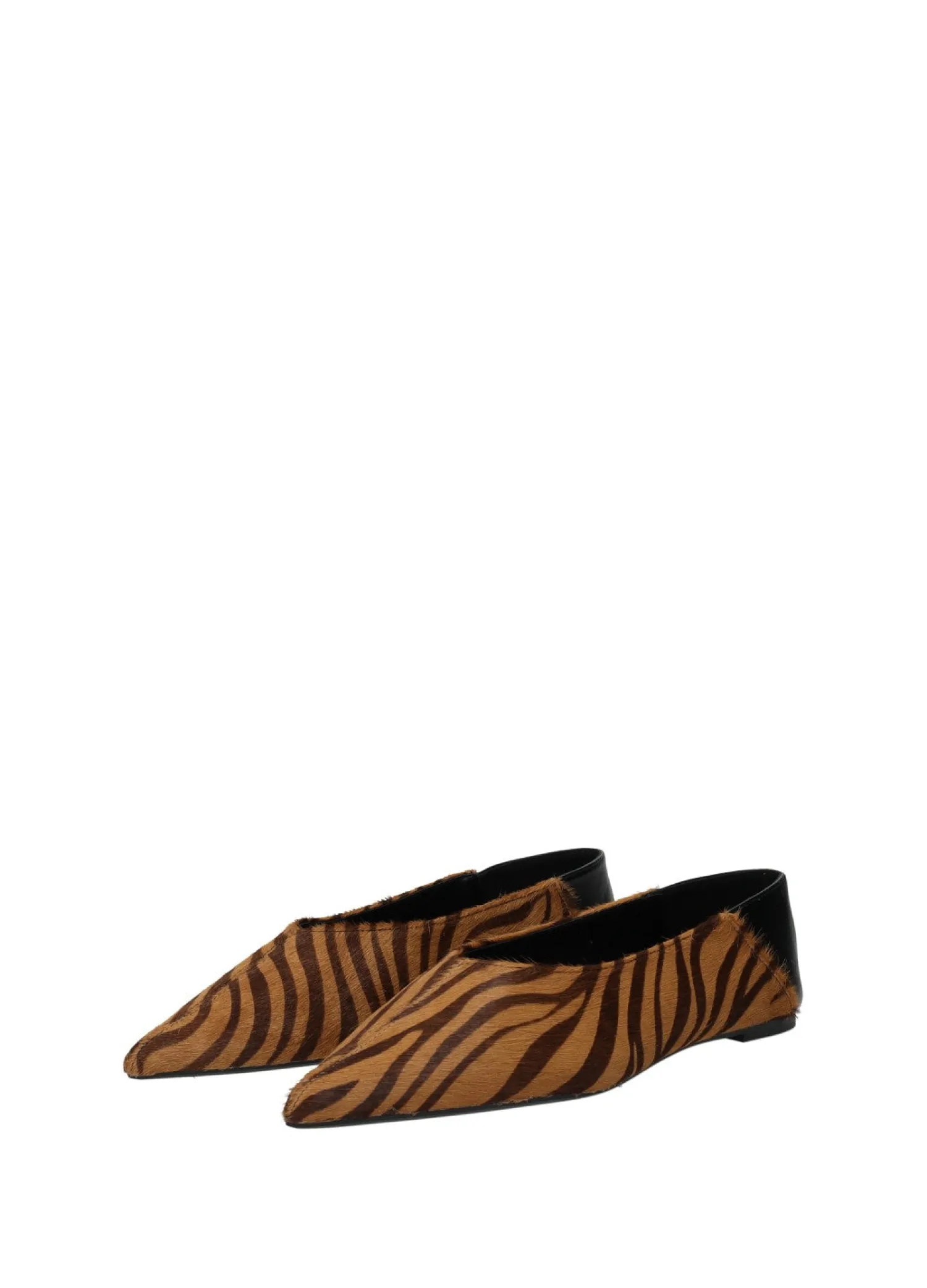 Tata Italia Ballerine Leather Marrone New