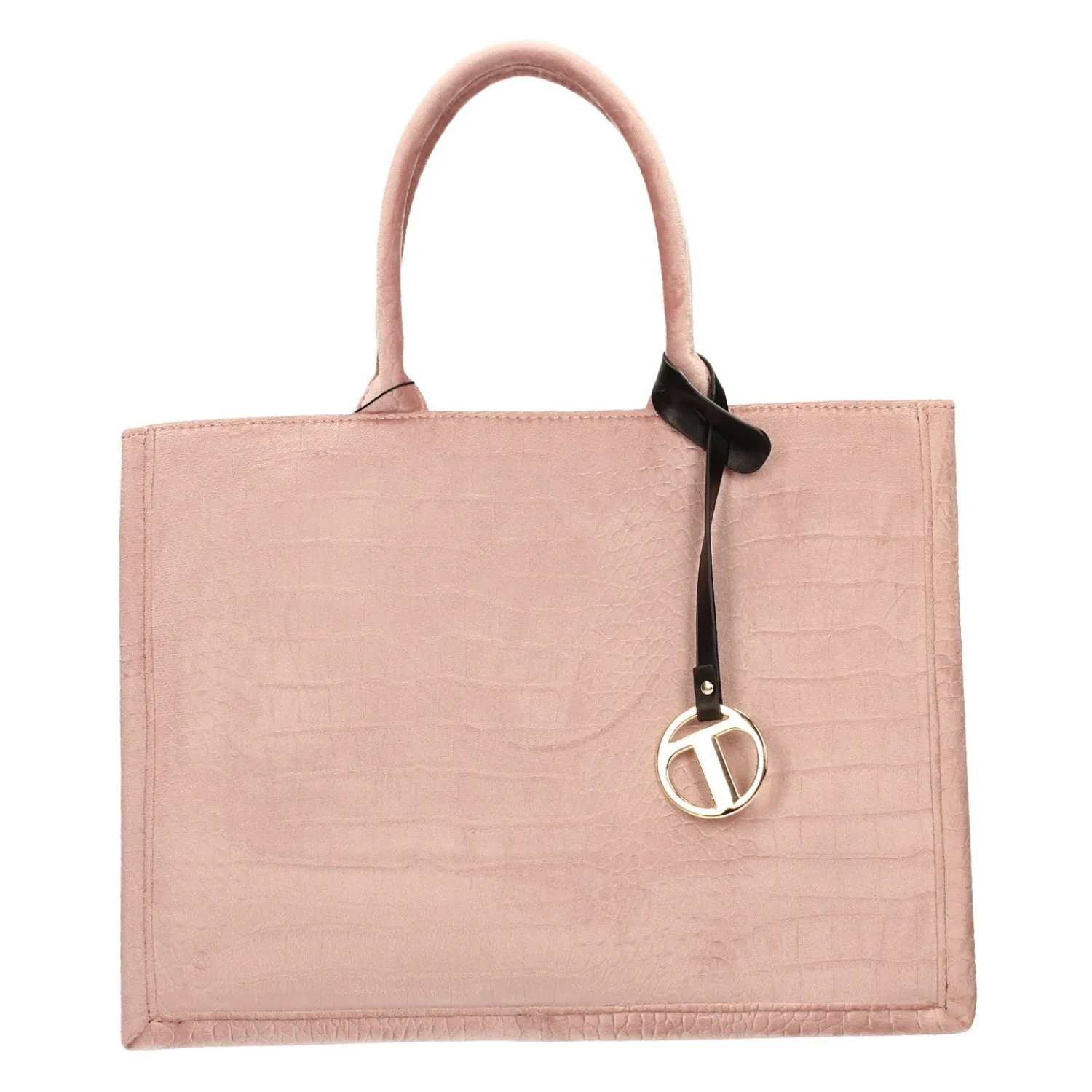 Tata Italia Borsa pied-de-poule beige e marrone Sale