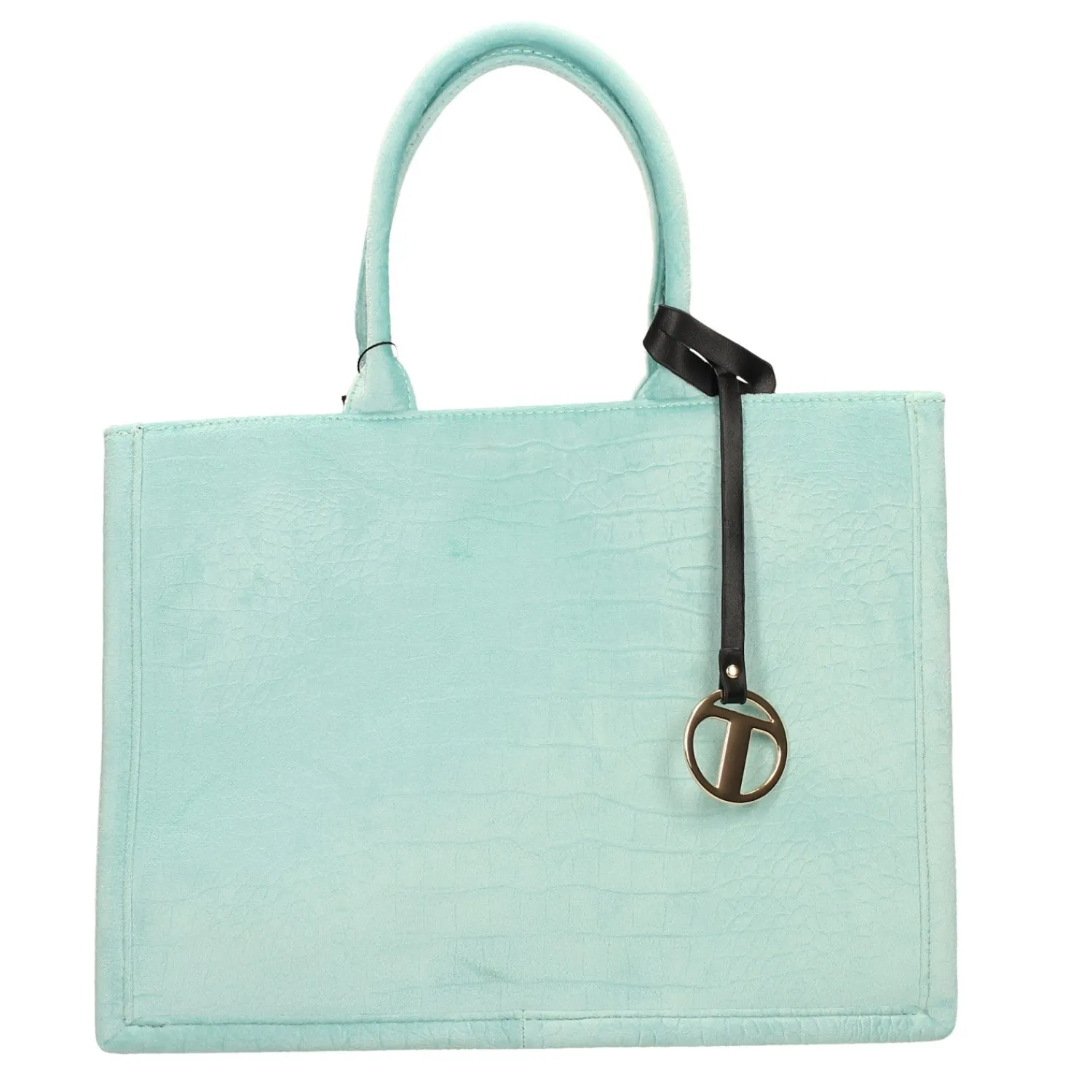 Tata Italia Borsa pied-de-poule beige e marrone Sale