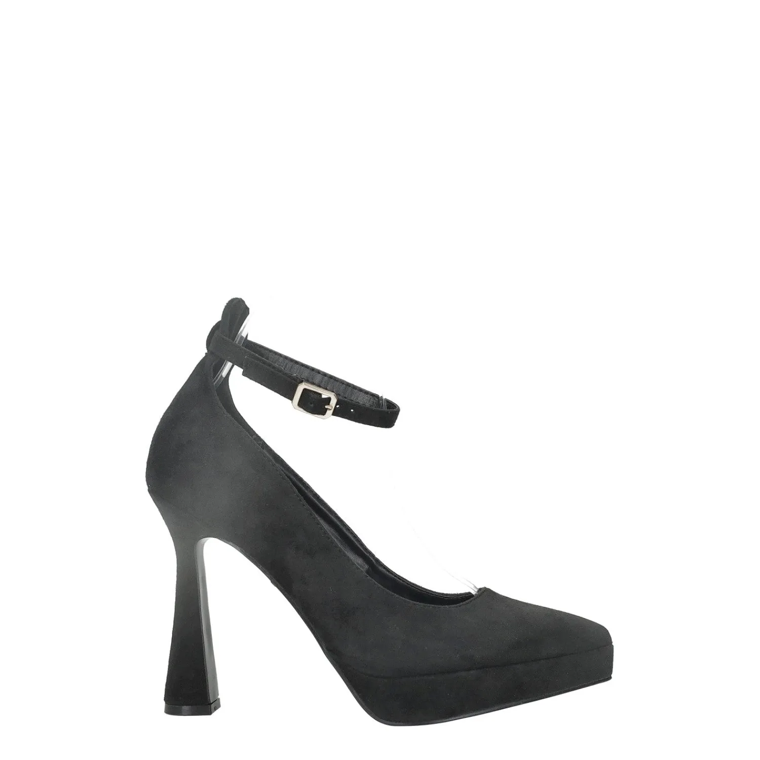 Tata Italia Décolleté con cinturino. Tacco alto 12cm Nero Outlet