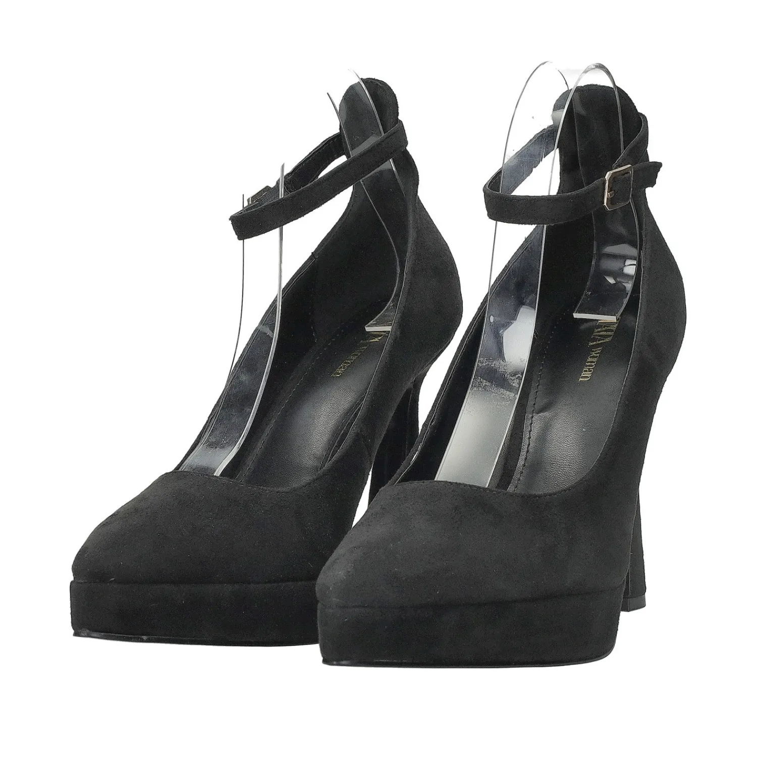 Tata Italia Décolleté con cinturino. Tacco alto 12cm Nero Outlet