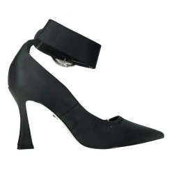 Tata Italia Décolleté con fibbia in giiello.Tacco alto 10cm Nero Outlet