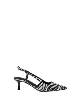 Tata Italia Décolleté con stampa animalier Bianco Best
