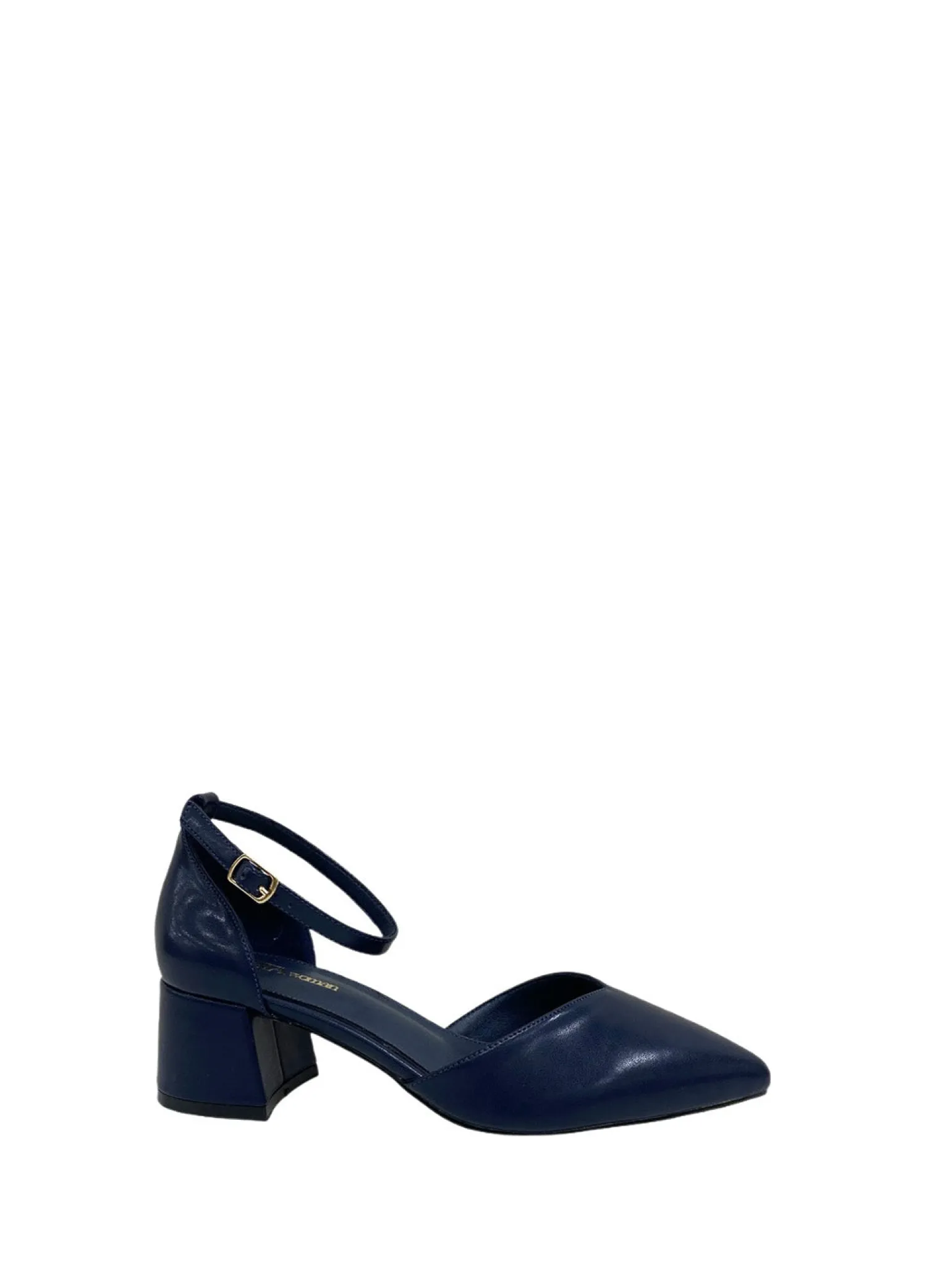 Tata Italia Décolleté donna e blu in PU con tacco medio Clearance