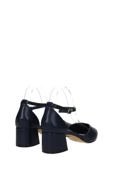 Tata Italia Décolleté donna e blu in PU con tacco medio Clearance
