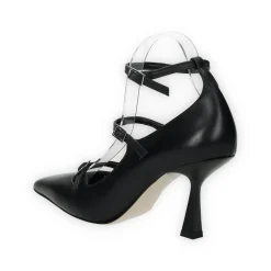 Tata Italia Décolleté in vera pelle Nero New