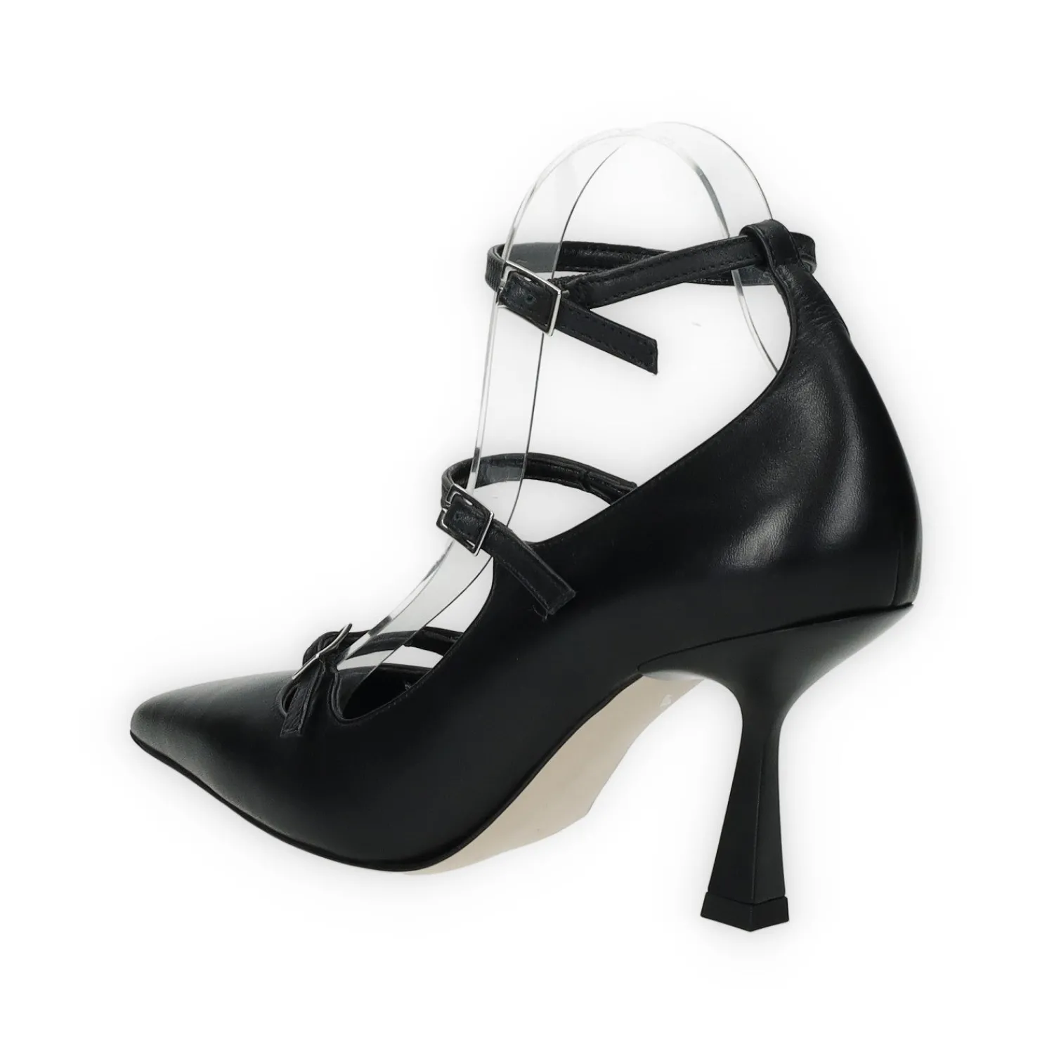 Tata Italia Décolleté in vera pelle Nero New
