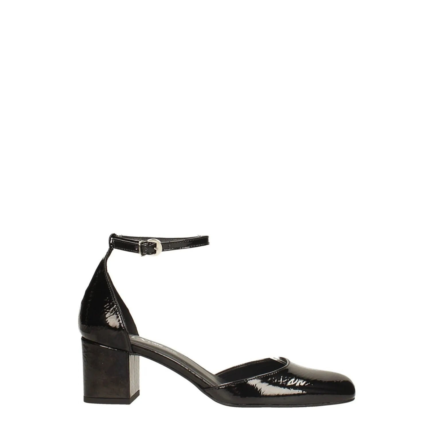 Tata Italia Décolleté in vernice a punta quadrata. Made in Italy. Tacco alto 5.5cm Outlet