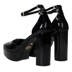 Tata Italia Décolleté in vernice con cinturino. Tacco alto 10.5 cm Nero New