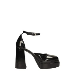 Tata Italia Décolleté in vernice con doppio plateau. Made in Italy. Tacco alto 11cm New