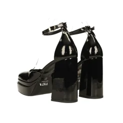 Tata Italia Décolleté in vernice con doppio plateau. Made in Italy. Tacco alto 11cm New