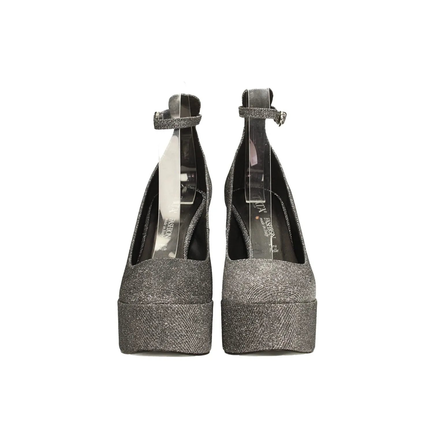 Tata Italia Décolleté platform glitterate. Made in Italy. Tacco alto 13.5cm