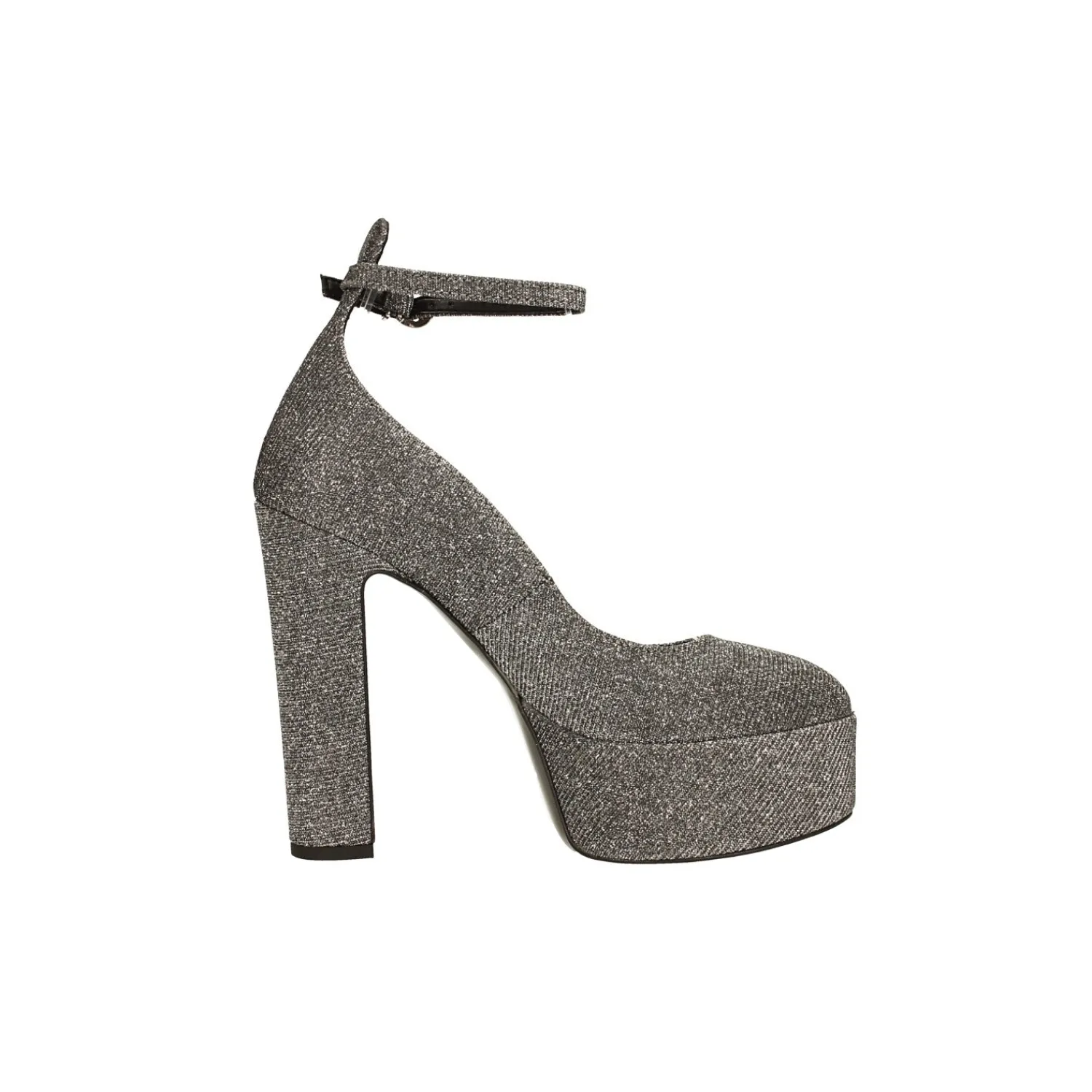 Tata Italia Décolleté platform glitterate. Made in Italy. Tacco alto 13.5cm