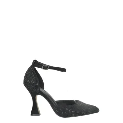 Tata Italia Décolleté ricoperte di strass.Tacco alto 10cm Nero Discount
