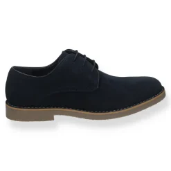 Tata Italia Derby in vero tessuto scamosciato Blu Outlet