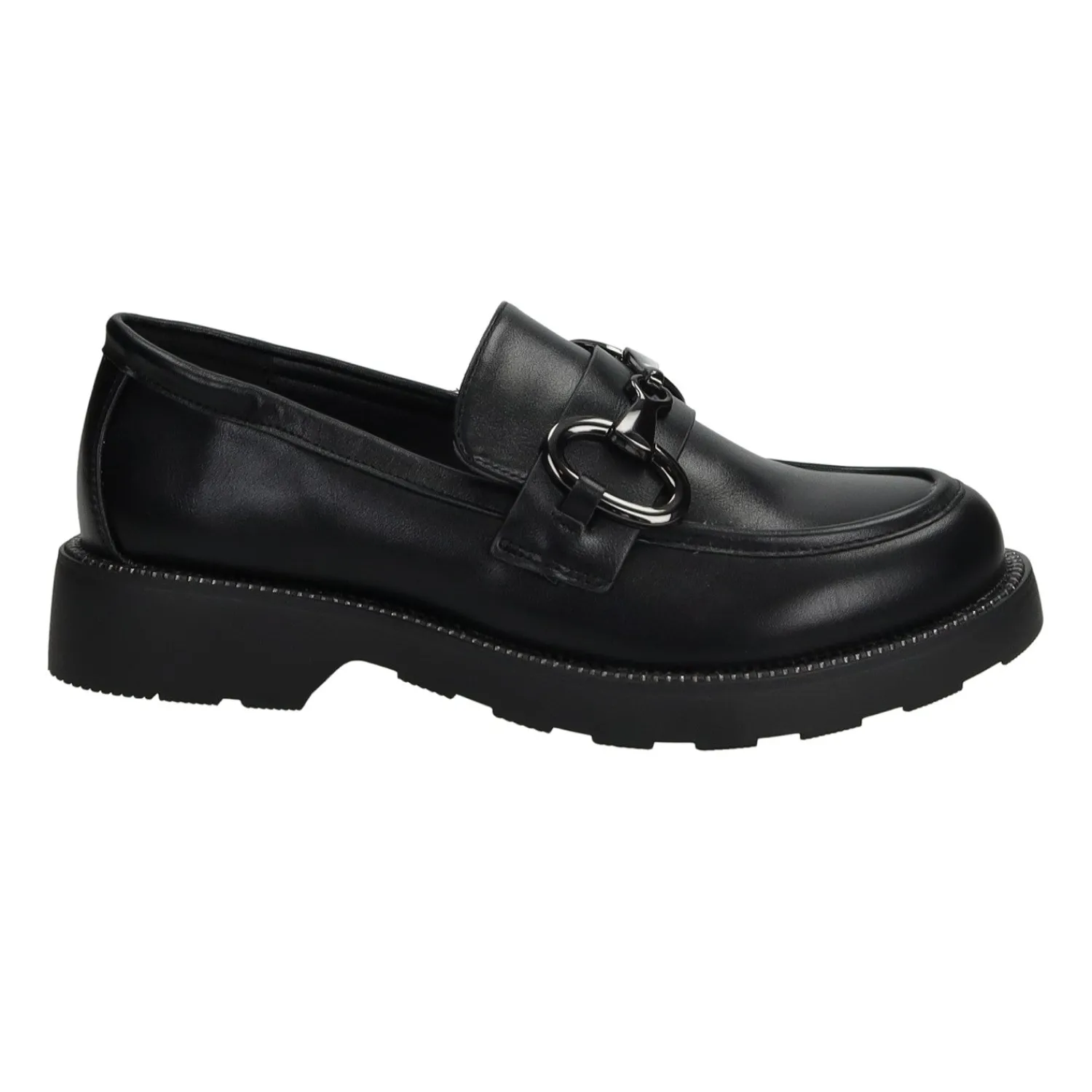 Tata Italia Mocassini con fibbia. Tacco alto 3cm Nero Outlet