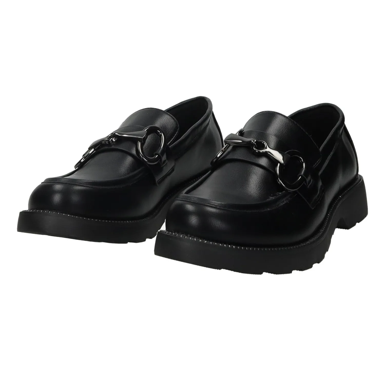 Tata Italia Mocassini con fibbia. Tacco alto 3cm Nero Outlet