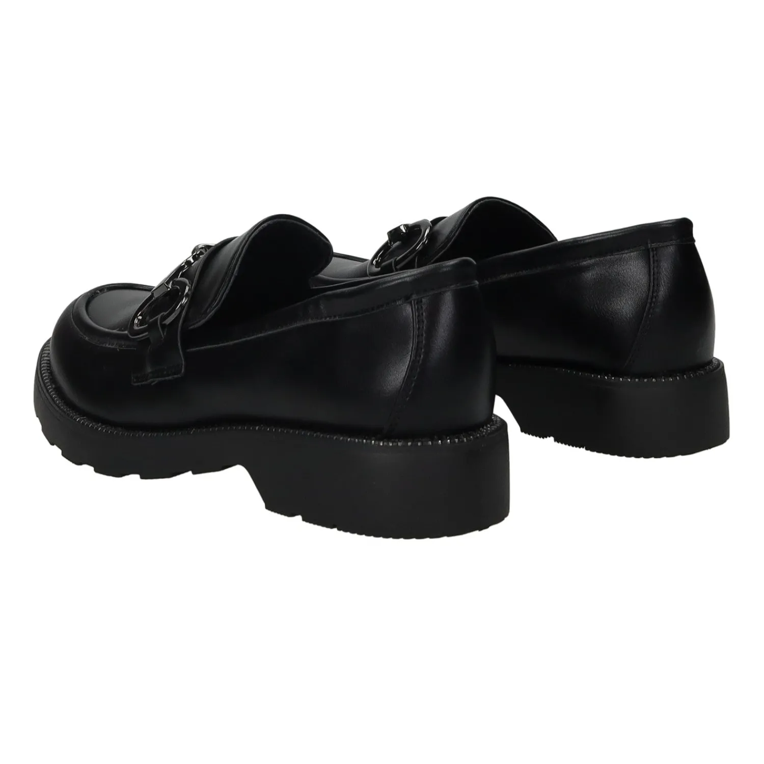 Tata Italia Mocassini con fibbia. Tacco alto 3cm Nero Outlet
