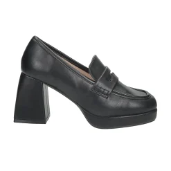 Tata Italia Mocassini con fibbia. Tacco alto 8cm Nero Sale