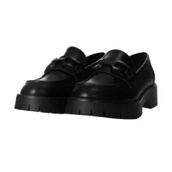 Tata Italia Mocassini con morsetto. Tacco alto 4cm Nero Discount
