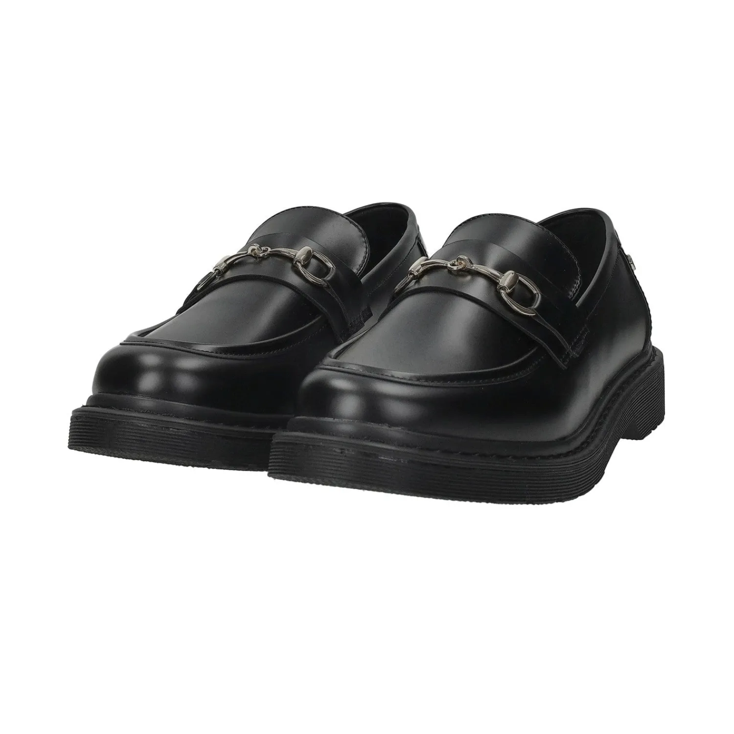 Tata Italia Mocassini con morsetto.Tacco alto 3 cm Nero Discount
