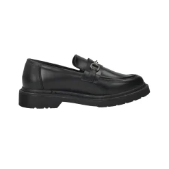 Tata Italia Mocassini con morsetto.Tacco alto 3 cm Nero Discount