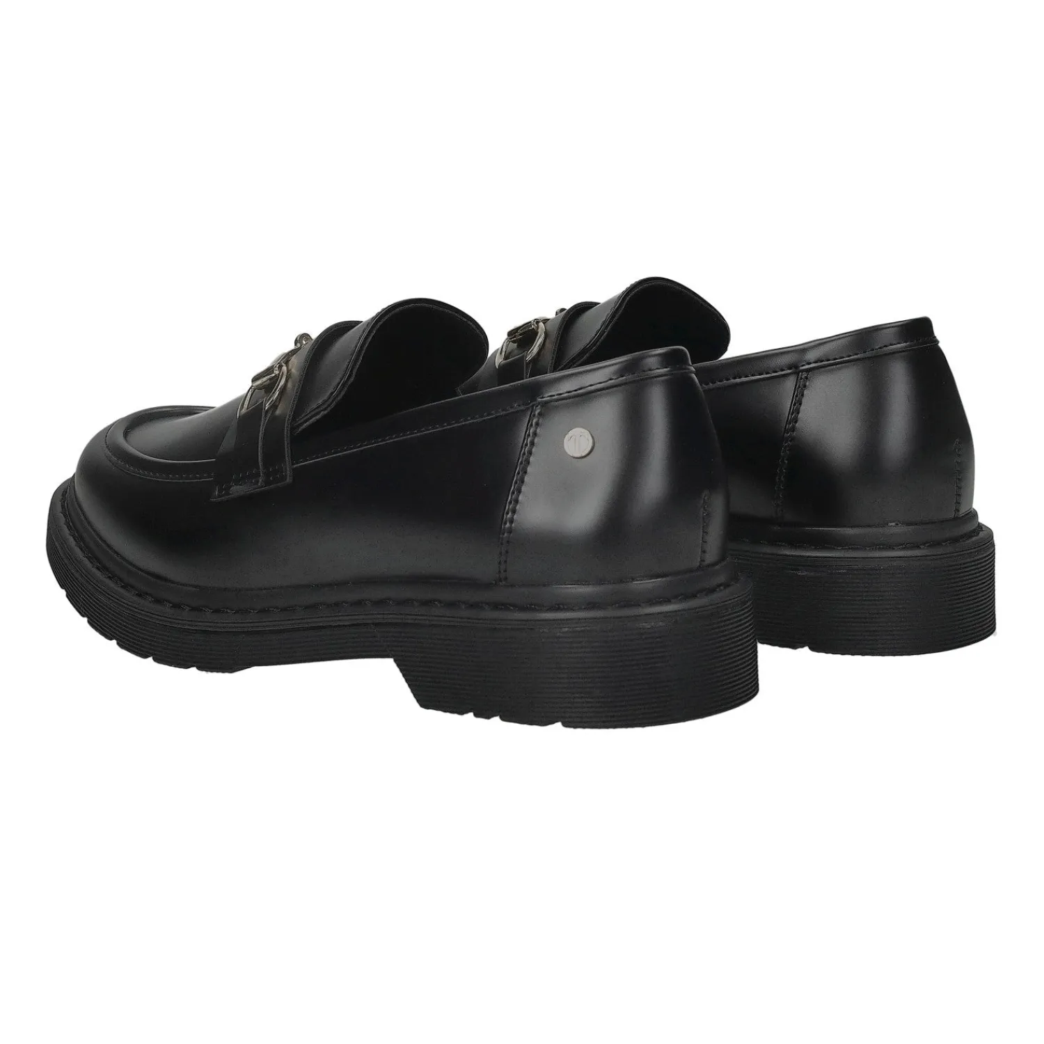 Tata Italia Mocassini con morsetto.Tacco alto 3 cm Nero Discount