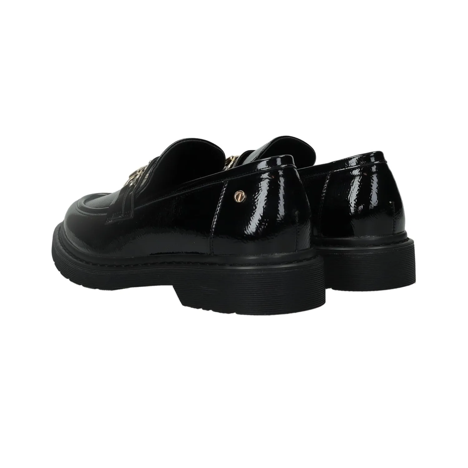 Tata Italia Mocassini con morsetto.Tacco alto 3 cm Nero Discount