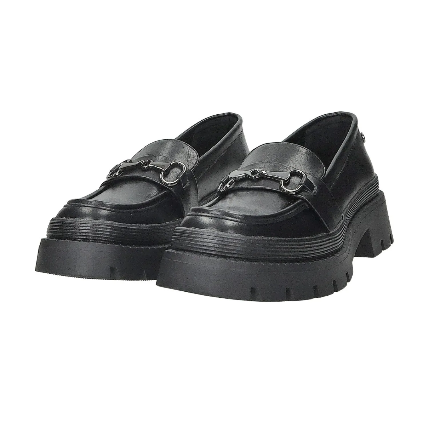 Tata Italia Mocassini con morsetto.Tacco alto: 4cm Nero New
