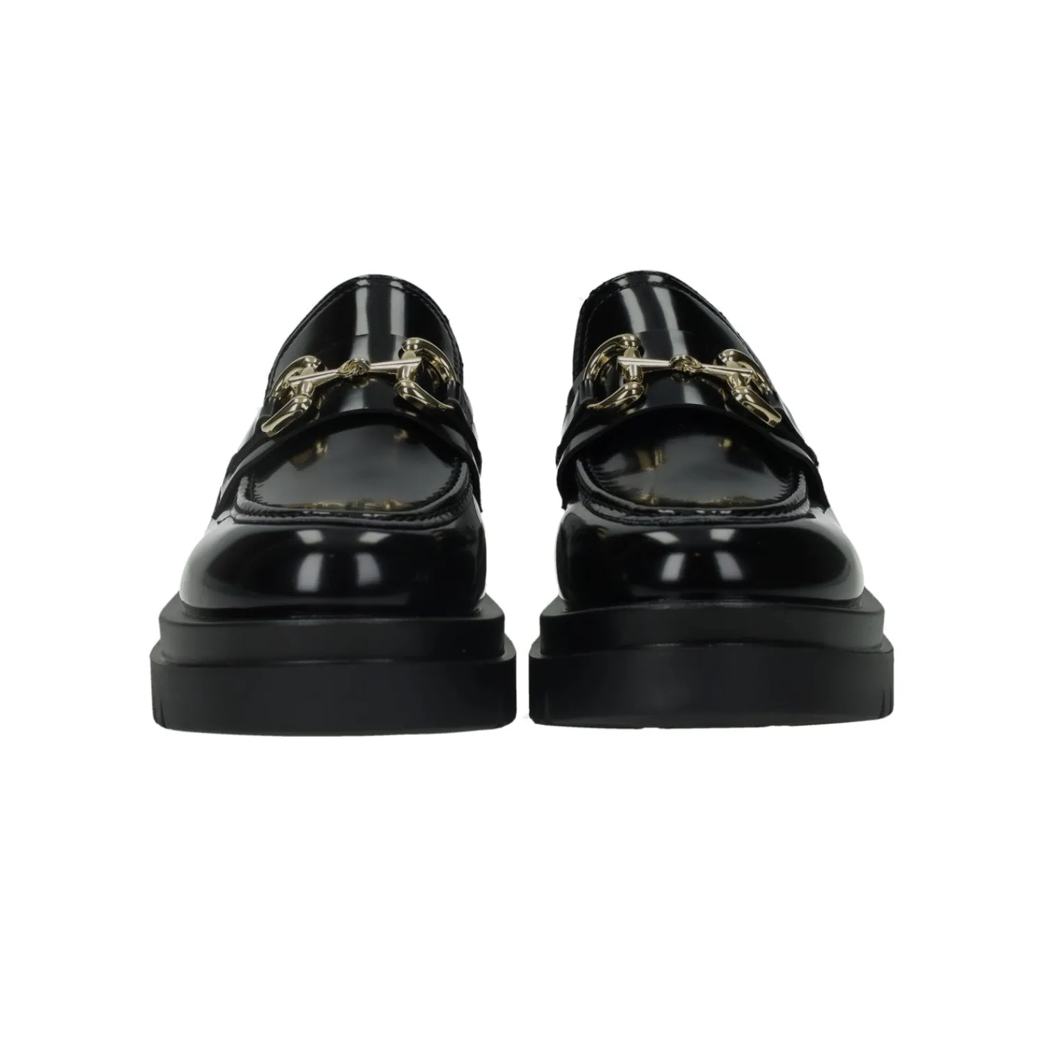 Tata Italia Mocassini con morsetto.Tacco alto 3 cm Nero Outlet