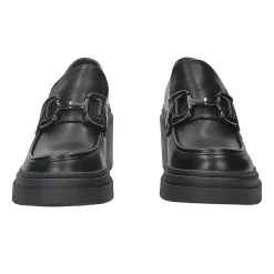 Tata Italia Mocassini con motsetto.Tacco alto 6cm Nero