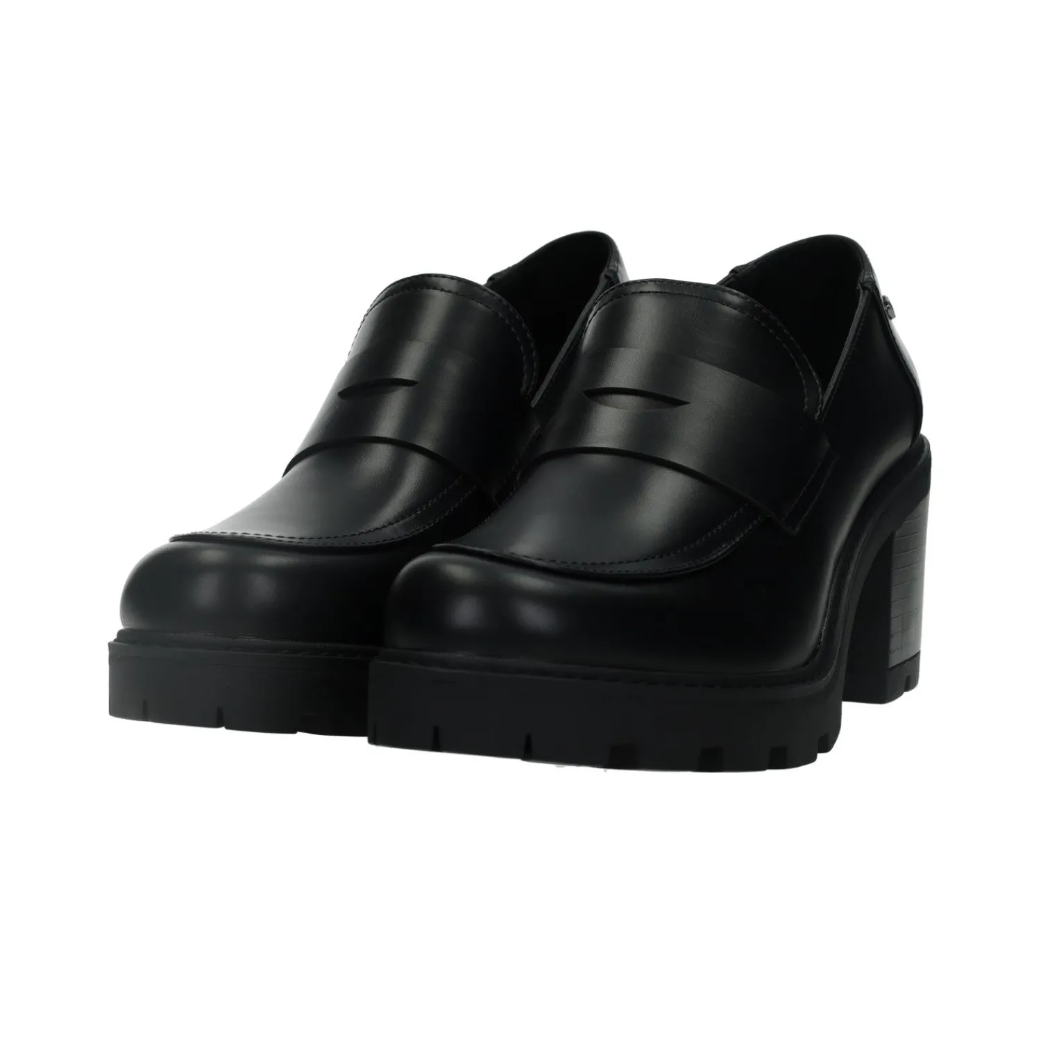 Tata Italia Mocassini in vernice. Tacco alto 7 cm Nero Best