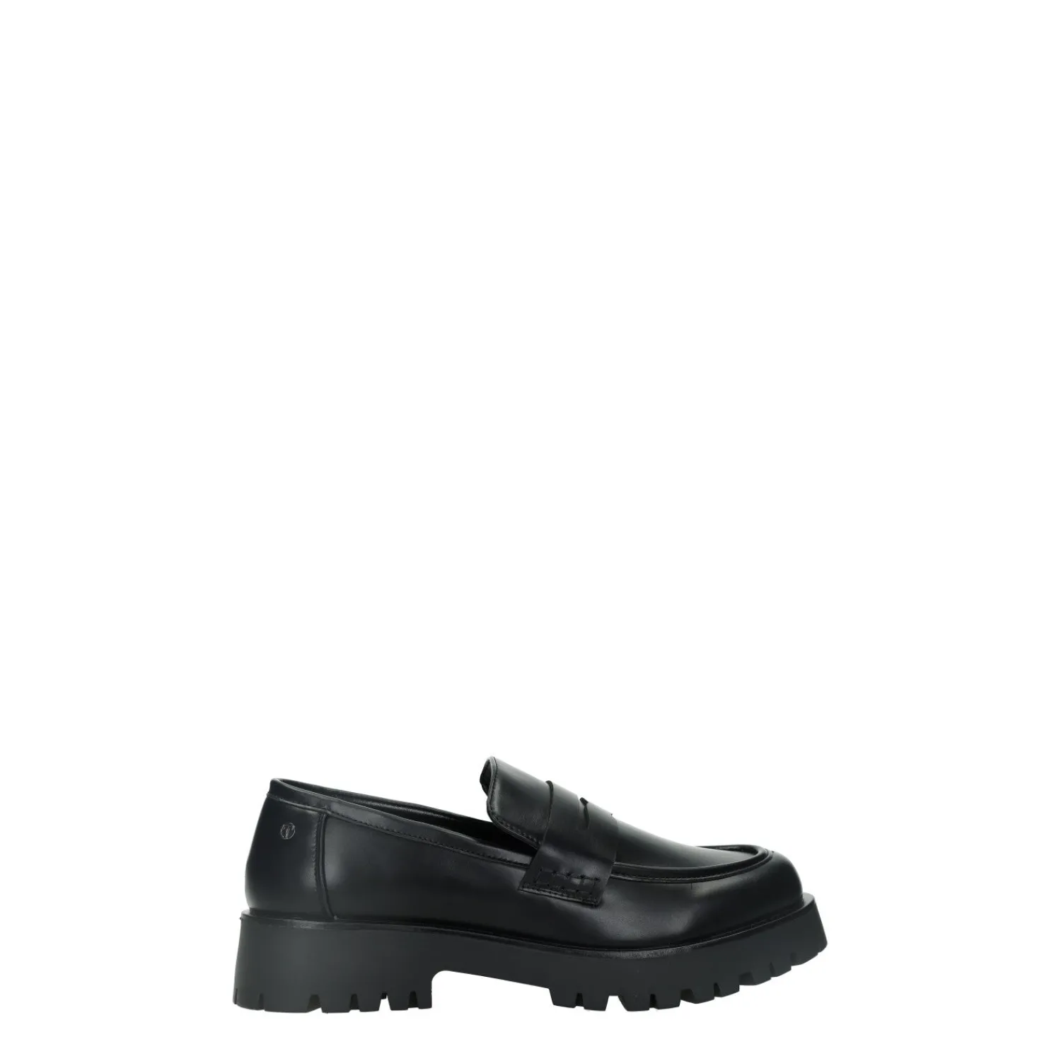 Tata Italia Mocassini platform. Tacco alto 3.5 Nero Best