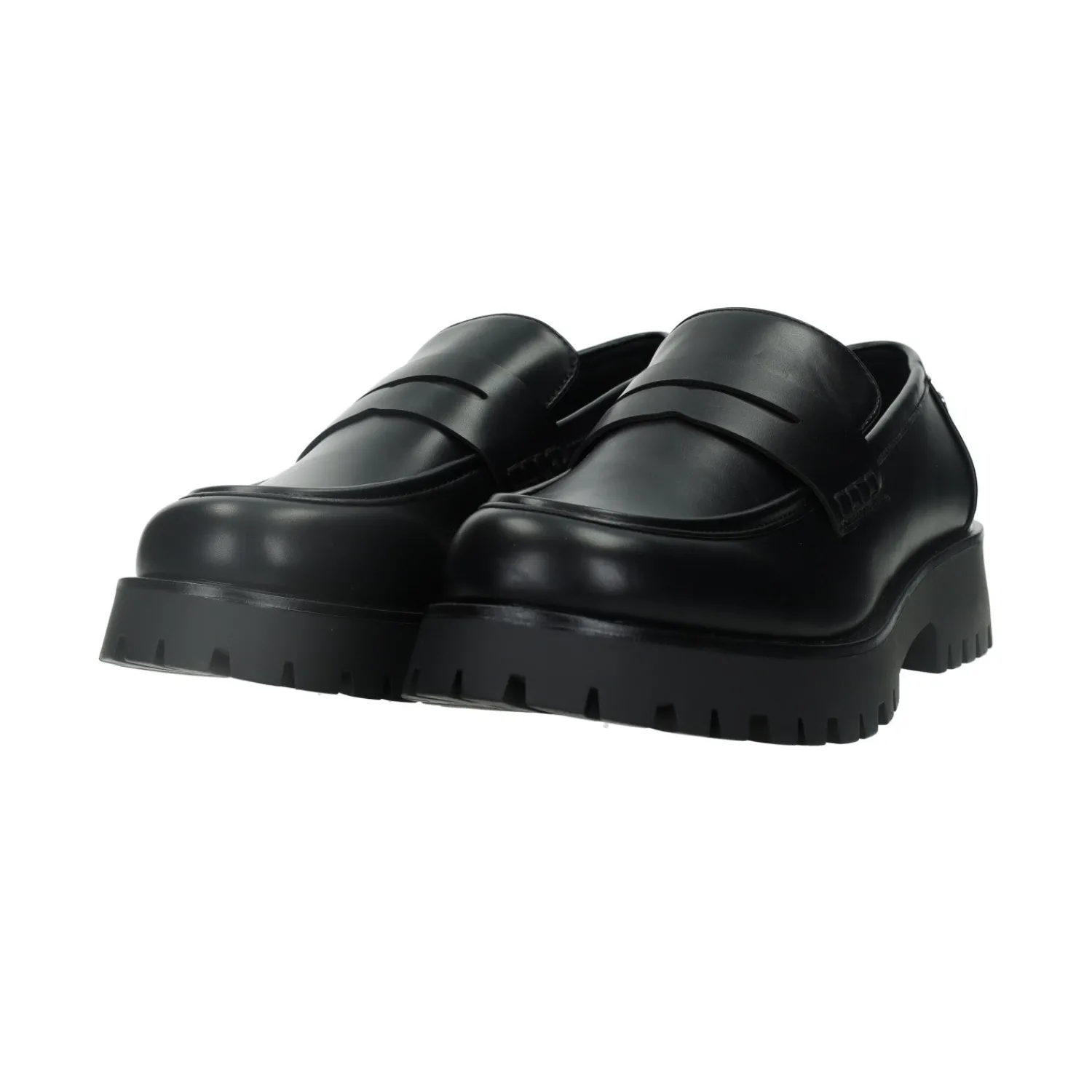 Tata Italia Mocassini platform. Tacco alto 3.5 Nero Best