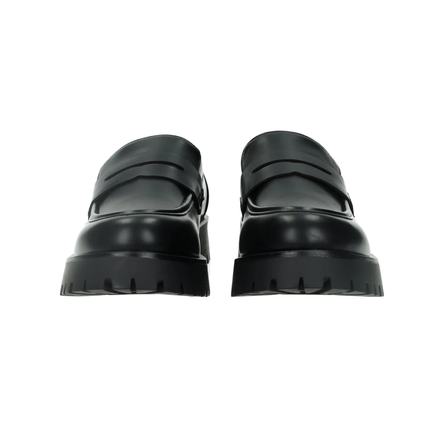 Tata Italia Mocassini platform. Tacco alto 3.5 Nero Best