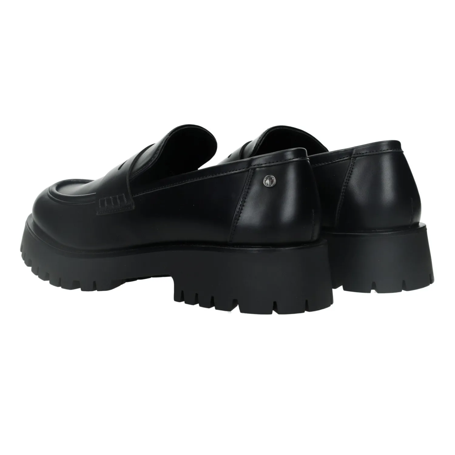 Tata Italia Mocassini platform. Tacco alto 3.5 Nero Best