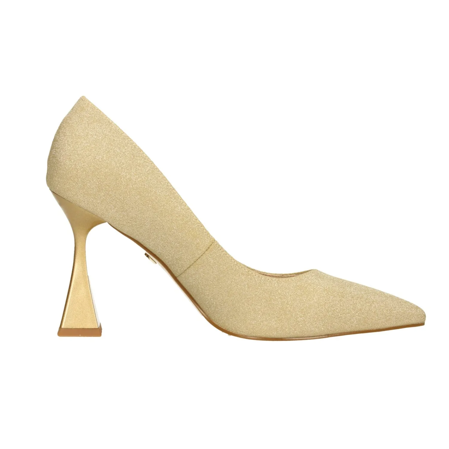 Tata Italia Pumps glitterate. Tacco piramidale alto 9cm New